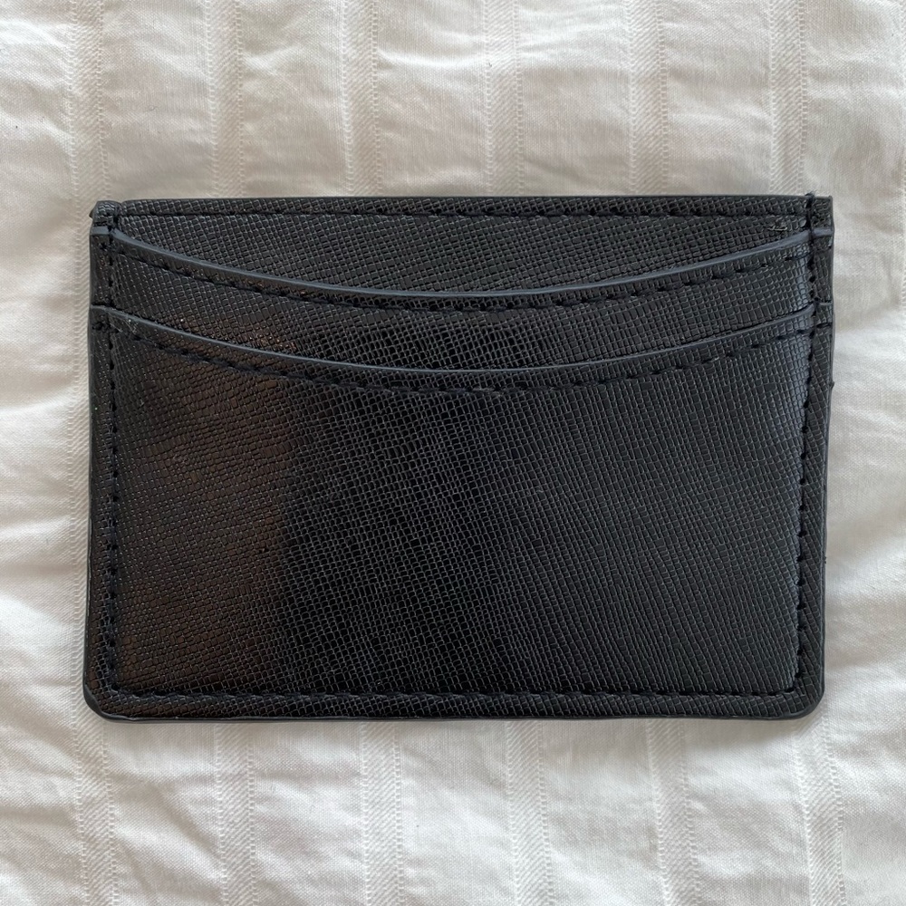 Forever 21 Black Faux Leather Card Holder